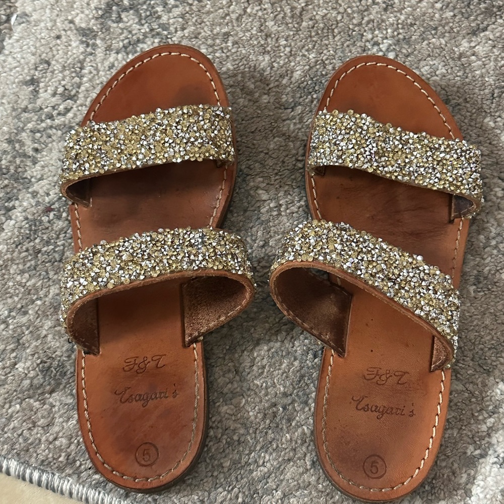 Leather flat handmade custom made in greece